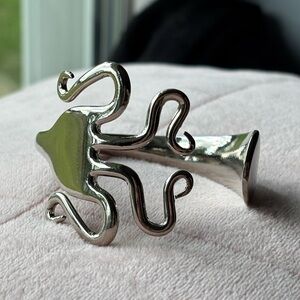 925 Sterling Silver Abstract Bracelet